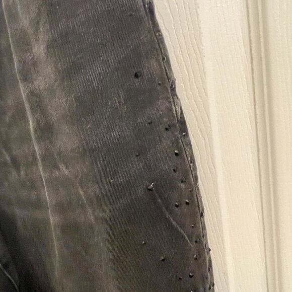 Talbots Black Side Seam Studded High Waist Relaxed Jeans size 10 P - Picture 6 of 8